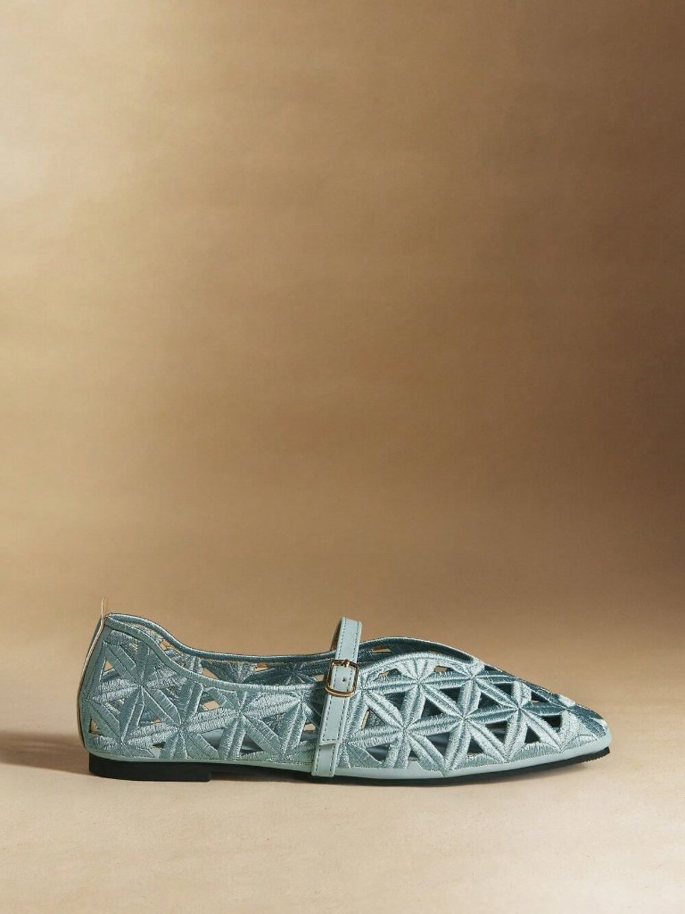 Elegant Women's Hollow-Out Flat Shoes - Picture 2 of 5